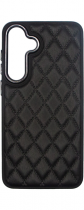 Vivid Diamond Shape PU Leather Case Samsung Galaxy S24+ Black