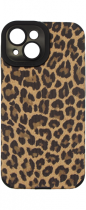 Vivid Silicone Case Apple iPhone 15 Leopard Yellow