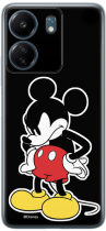 Disney Case Redmi 13C Mickey Full Print Angry Black