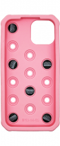 Vivid Silicone Pins Case Apple iPhone 15 Pink