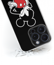 Disney Case Apple iPhone 15 Pro Mickey Full Print Angry Black