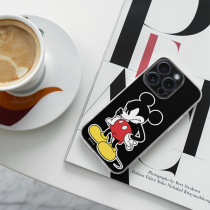 Disney Case Apple iPhone 15 Pro Mickey Full Print Angry Black