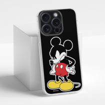 Disney Case Apple iPhone 15 Pro Mickey Full Print Angry Black