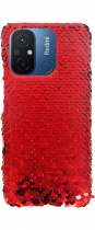 Vivid Sequin Case Xiaomi Redmi 12C Red