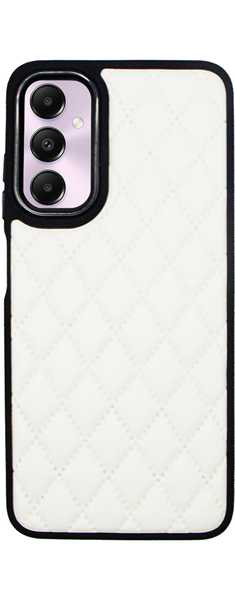 Vivid Diamond Shape PU Leather Case Samsung Galaxy A05s White