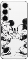 Disney Case Samsung Galaxy S24+ Mickey and Minnie Full Print Secret White