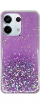 Vivid Liquid Glitter Case Redmi Note 13 Pro/Poco X6 5G Purple/Multicolor