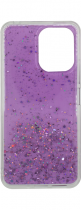 Vivid Liquid Glitter Case Redmi Note 13 Pro/Poco X6 5G Purple/Multicolor