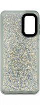 Vivid Glitter Shine Case Samsung Galaxy A04s Silver