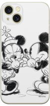 Disney Case Apple iPhone 15 Plus Mickey and Minnie Full Print Secret White