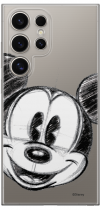 Disney Case Samsung Galaxy S24 Ultra Mickey Partial Print Sketch Transparent