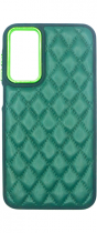 Vivid Diamond Shape PU Leather Case Samsung Galaxy A15 4G/5G Green