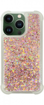 Vivid Liquid Glitter Case Apple iPhone 13 Pro Rose Gold