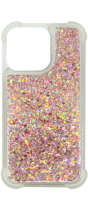 Vivid Liquid Glitter Case Apple iPhone 13 Pro Rose Gold