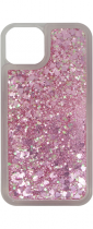 Vivid Liquid Glitter Case Apple iPhone 15 Pink