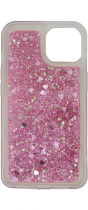 Vivid Liquid Glitter Case Apple iPhone 15 Pink