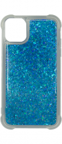 Vivid Liquid Glitter Case Apple iPhone 11 Blue