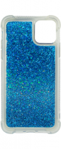 Vivid Liquid Glitter Case Apple iPhone 11 Blue