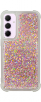 Vivid Liquid Glitter Case Samsung Galaxy A35 5G Rose Gold