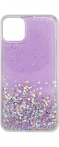 Vivid Liquid Glitter Case Apple iPhone 11 Purple/Multicolor