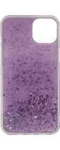 Vivid Liquid Glitter Case Apple iPhone 11 Purple/Multicolor