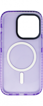 Vivid Magsafe Silicone Case Apple iPhone 14 Pro Purple