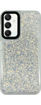 Vivid Glitter Shine Case Samsung Galaxy A25 5G Silver