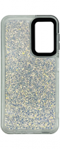 Vivid Glitter Shine Case Samsung Galaxy A25 5G Silver