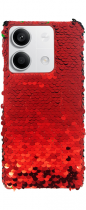 Vivid Sequin Case Redmi Note 13 5G Red