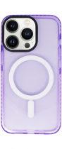 Vivid Magsafe Silicone Case Apple iPhone 13 Pro Purple