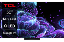 TCL 55C835 TV 55'' 4Κ QLED Mini Led 144Hz with Google TV
