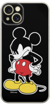 Disney Case Apple iPhone 15 Plus Mickey Full Print Angry Black
