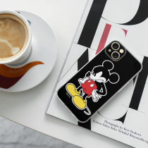 Disney Case Apple iPhone 15 Plus Mickey Full Print Angry Black