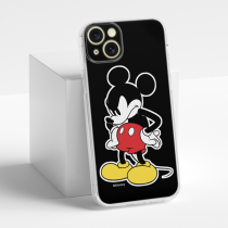 Disney Case Apple iPhone 15 Plus Mickey Full Print Angry Black