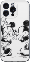 Disney Case Apple iPhone 15 Pro Max Mickey and Minnie Full Print Secret White