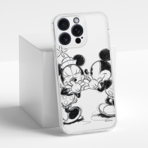 Disney Case Apple iPhone 15 Pro Max Mickey and Minnie Full Print Secret White