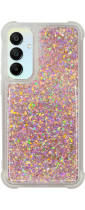 Vivid Liquid Glitter Case Samsung Galaxy A05s Rose Gold