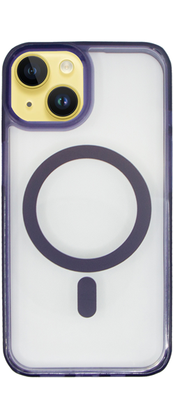 Vivid Magsafe PC Case Apple iPhone 14 Purple
