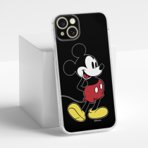 Disney Case Apple iPhone 15 Plus Mickey Full Print Smiley Black