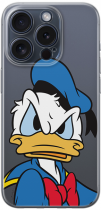 Disney Case Apple iPhone 15 Pro Donald Partial Print Angry Transparent
