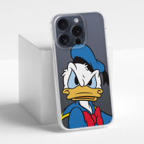 Disney Case Apple iPhone 15 Pro Donald Partial Print Angry Transparent