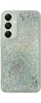 Vivid Liquid Glitter Case Samsung Galaxy A05s Silver