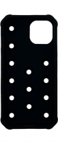 Vivid Silicone Pins Case Apple iPhone 14 Black