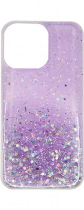 Vivid Liquid Glitter Case Apple iPhone 14 Pro Purple/Multicolor