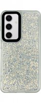 Vivid Glitter Shine Case Samsung Galaxy S24 Silver