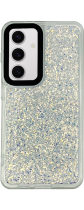 Vivid Glitter Shine Case Samsung Galaxy S24 Silver