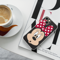 Disney Case Apple iPhone 15 Plus Minnie Full Print Surprise Black