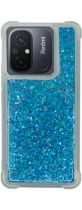 Vivid Liquid Glitter Case Xiaomi Redmi 12C Blue