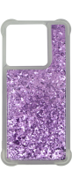 Vivid Liquid Glitter Case Xiaomi Redmi 12C Purple