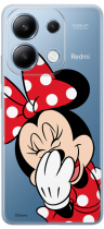 Disney Case Redmi Note 13 4G Minnie Partial Print Smiley Transparent